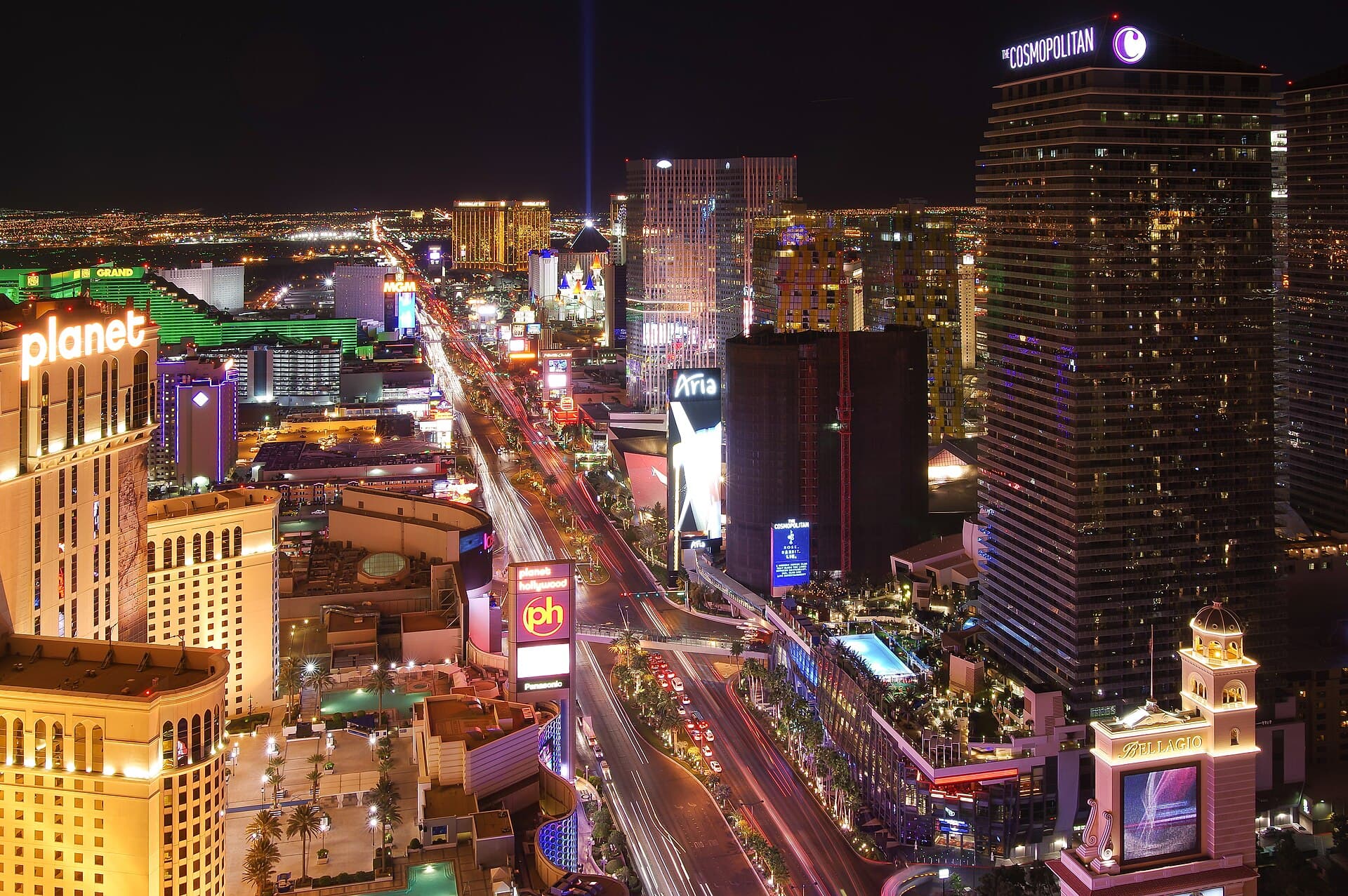 Las Vegas and Henderson real estate market — Dr. Jan Duffy Las Vegas Strip night lights — Southern Nevada skyline for relocating home buyers