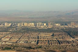 Las Vegas Strip from Blue Diamond Hill